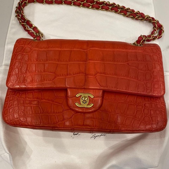 Chanel Crocodile Classic medium bag with GHW - Picture 15 of 15